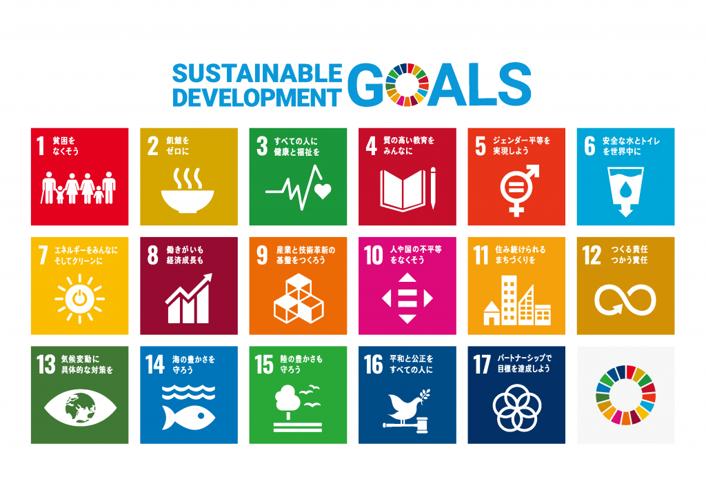 SDGs_17の目標を掲げた画像