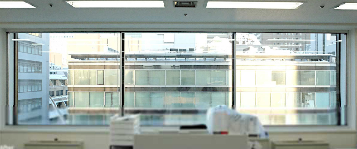 写真:測定条件：外気温1.2℃、室温26℃での設置結果の様子